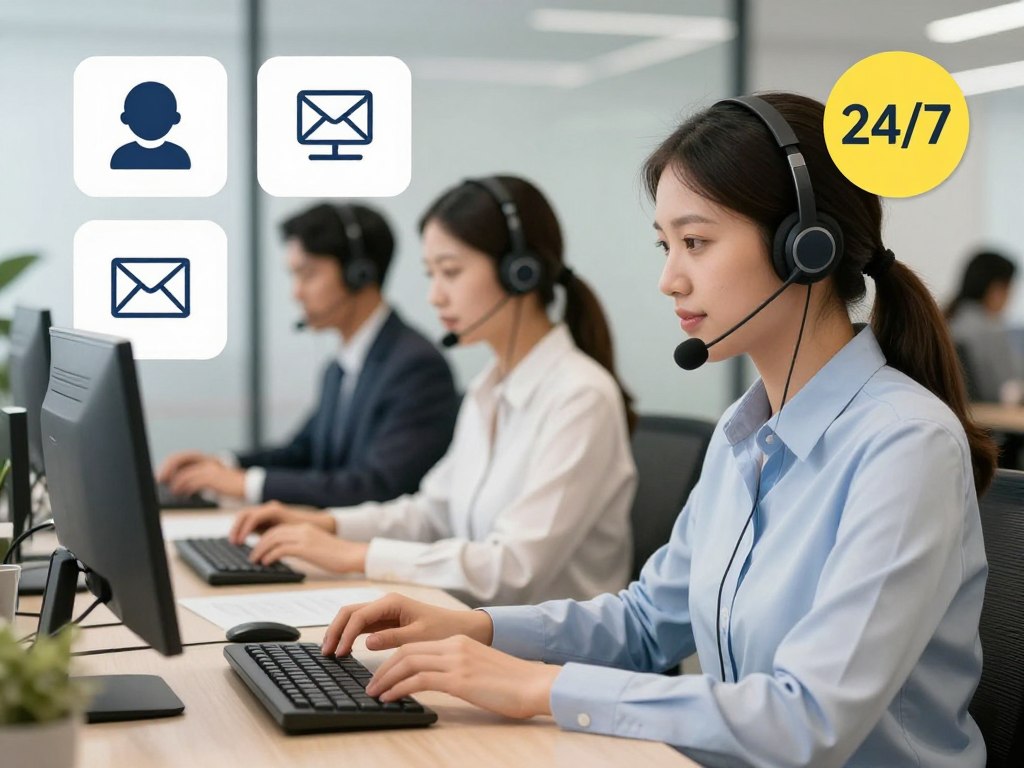 24/7 customer support for premium IPTV