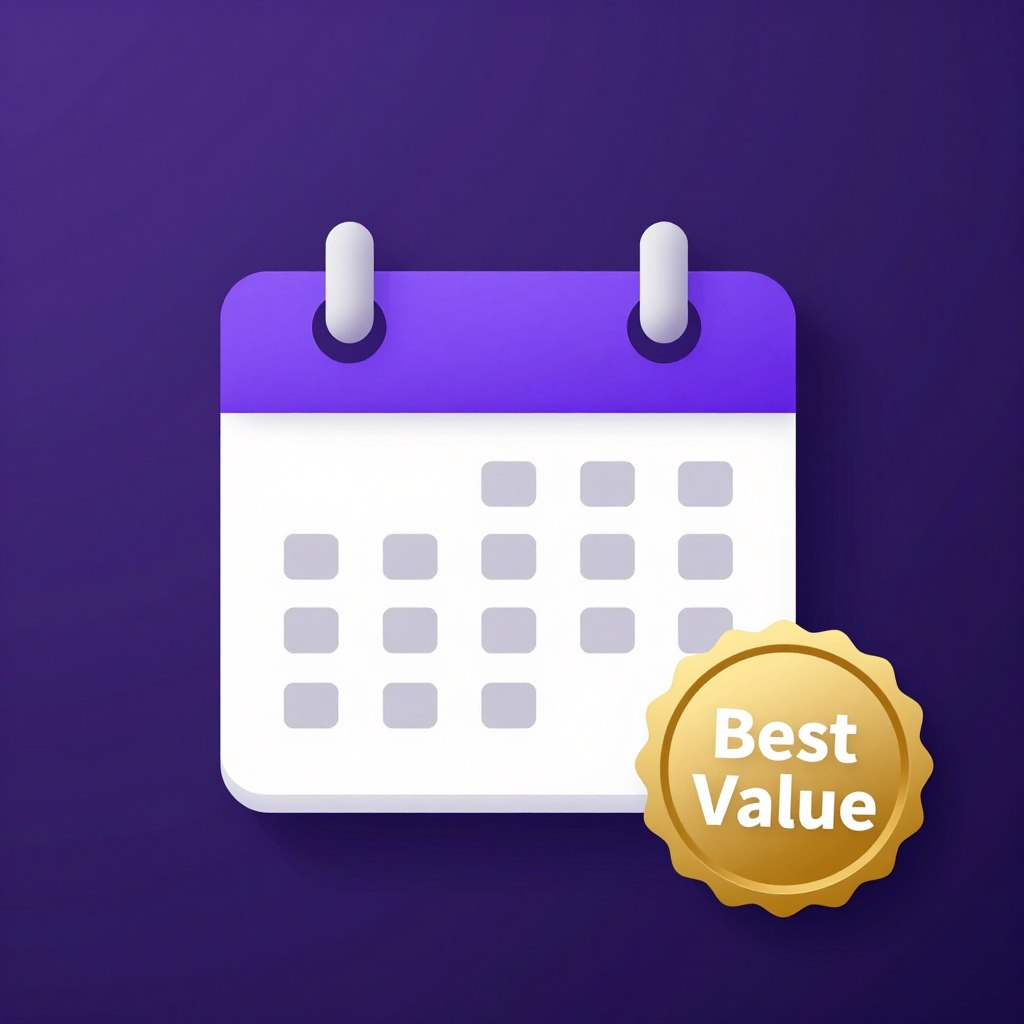 Annual IPTV subscription plan icon