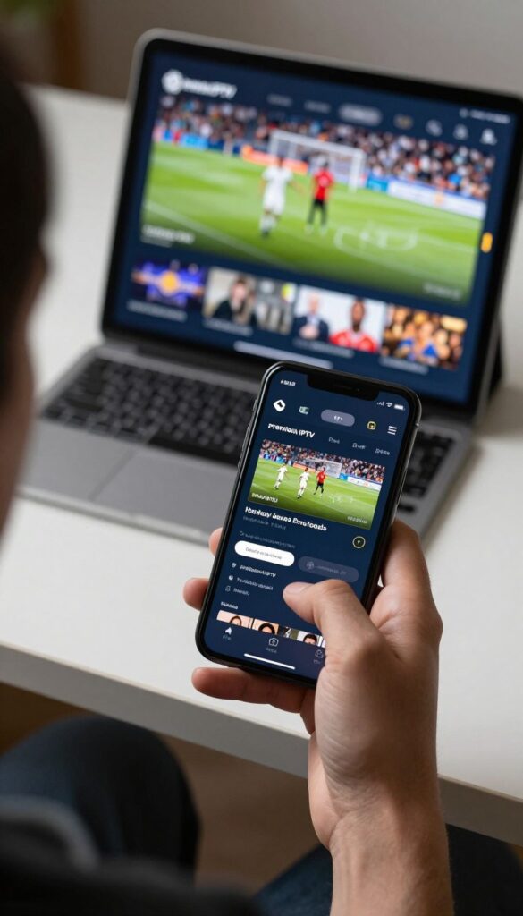 IPTV streaming on smartphone and tablet
