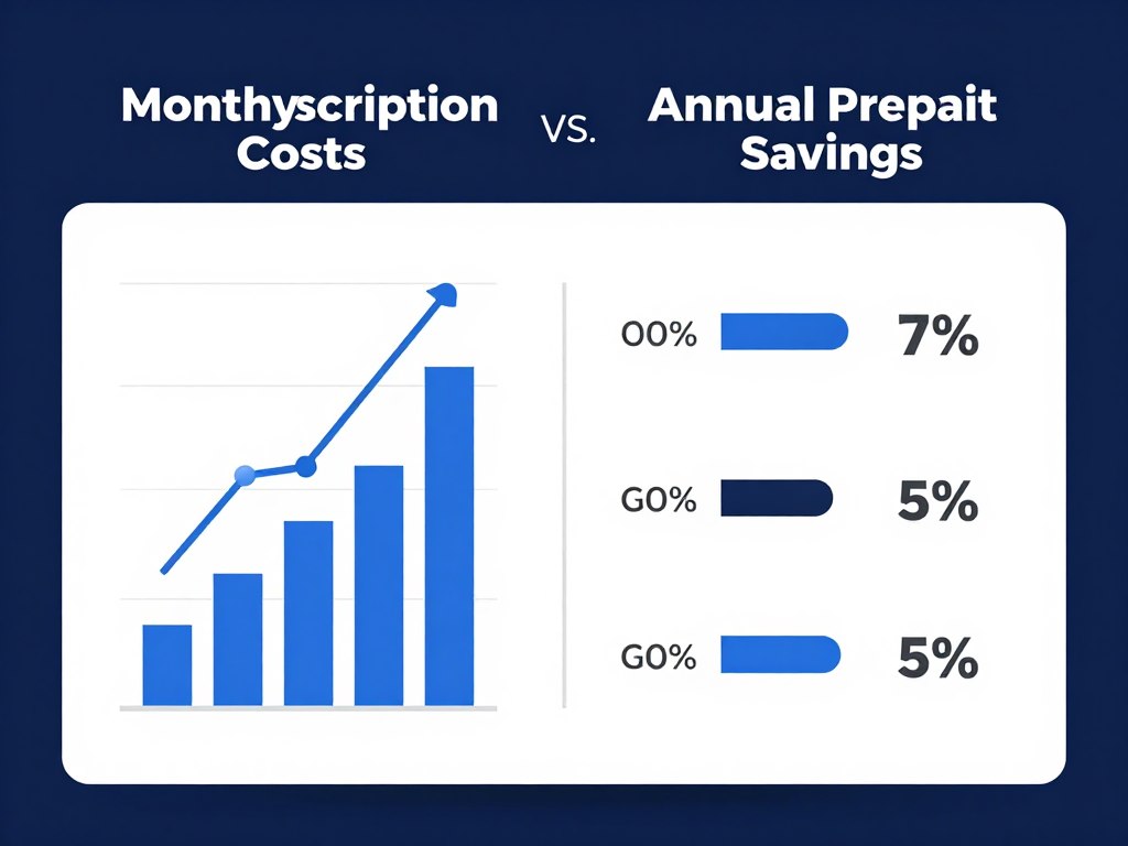 Monthly vs annual IPTV subscription cost comparison