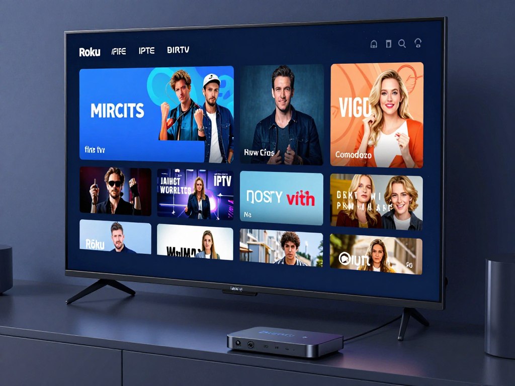 Popular streaming device with IPTV service