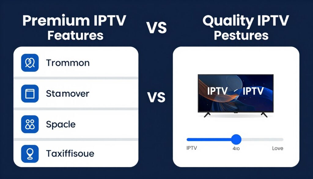 Premium versus standard IPTV service comparison