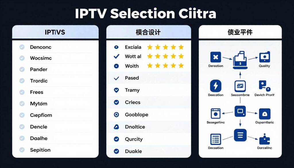 comparison checklist for choosing iptv service